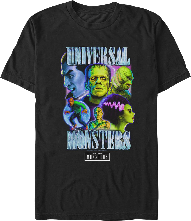 Classic Collage Universal Monsters T-Shirt