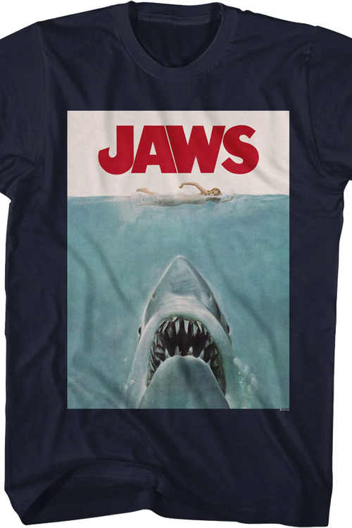 Classic Movie Poster Jaws T-Shirt