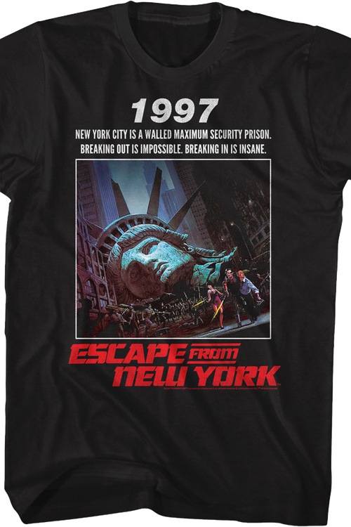 Classic Poster Escape From New York T-Shirt
