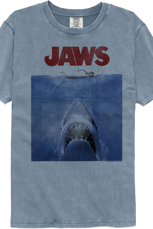 Classic Poster Jaws Comfort Colors Brand T-Shirt