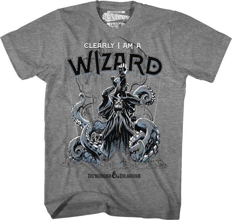 Clearly I Am A Wizard Dungeons & Dragons T-Shirt