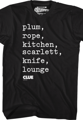 The Elements Clue T-Shirt