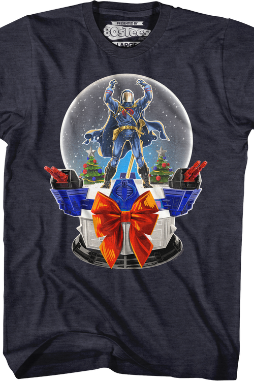 Cobra Commander Snow Globe GI Joe T-Shirt
