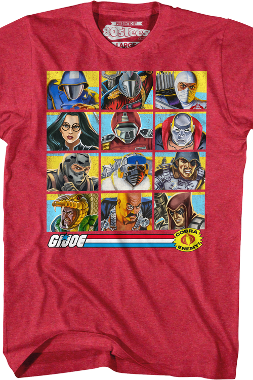 Red Cobra Organization's Dirty Dozen GI Joe T-Shirt