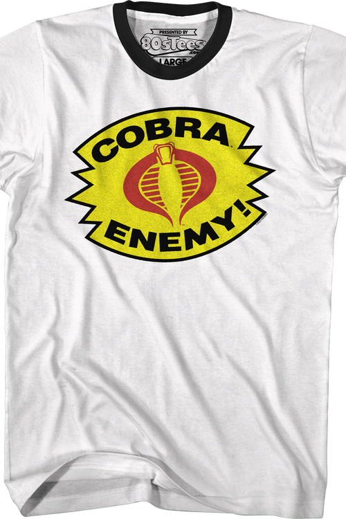 Cobra Enemy GI Joe Ringer Shirt