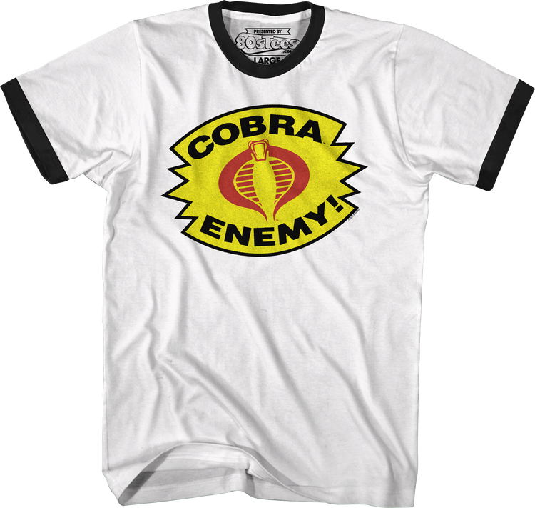 Cobra Enemy GI Joe Ringer Shirt