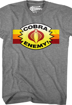 Cobra Enemy Stripes GI Joe T-Shirt