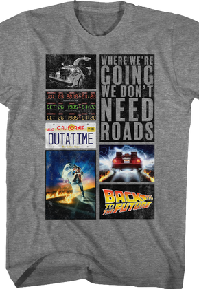 Collage Back To The Future T-Shirt