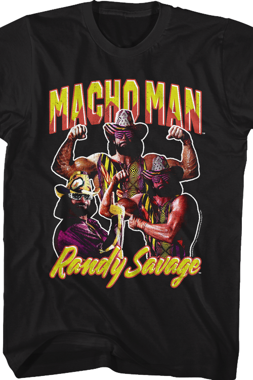 Collage Macho Man Randy Savage Shirt