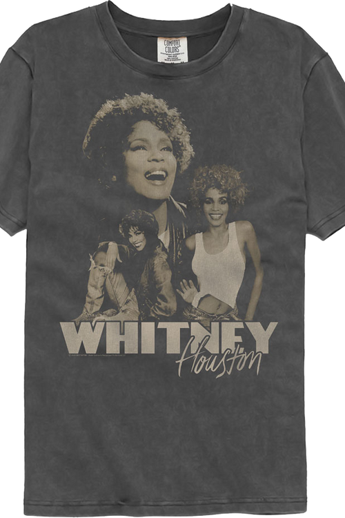 Collage Whitney Houston Comfort Colors Brand T-Shirt