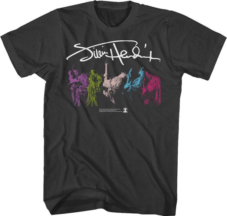 Color In Motion Jimi Hendrix T-Shirt