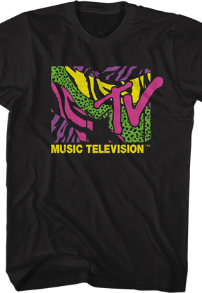 Colorful Animal Logo MTV Shirt