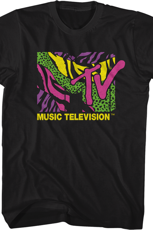Colorful Animal Logo MTV Shirt