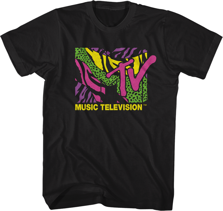 Colorful Animal Logo MTV Shirt