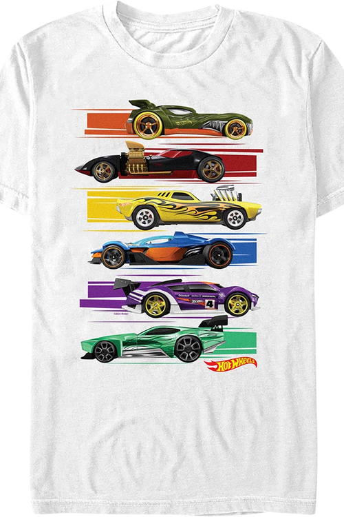 Colorful Cars Hot Wheels T-Shirt