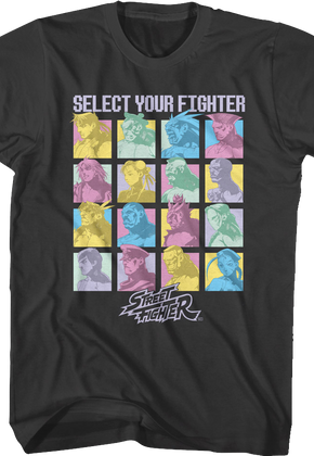 Colorful Selection Street Fighter T-Shirt
