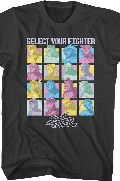 Colorful Selection Street Fighter T-Shirt