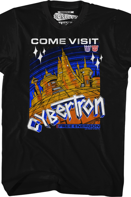 Come Visit Cybertron Transformers T-Shirt