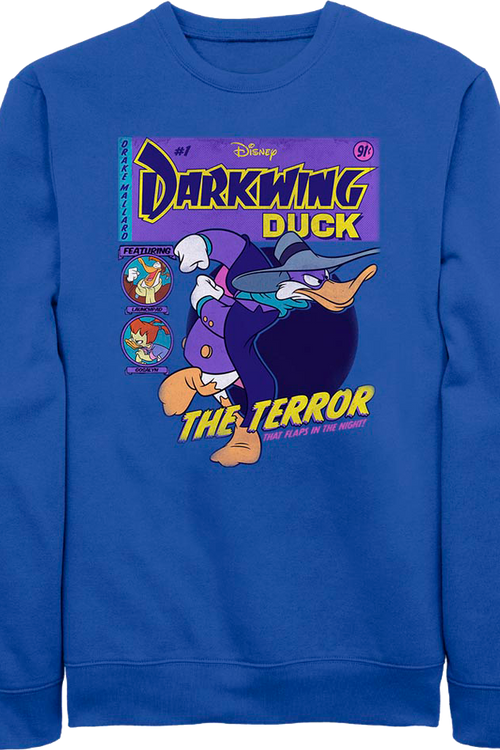 Comic Book Cover Darkwing Duck Sweatshirt