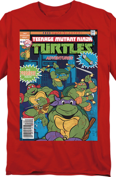 Comic Book Cover Teenage Mutant Ninja Turtles T-Shirt