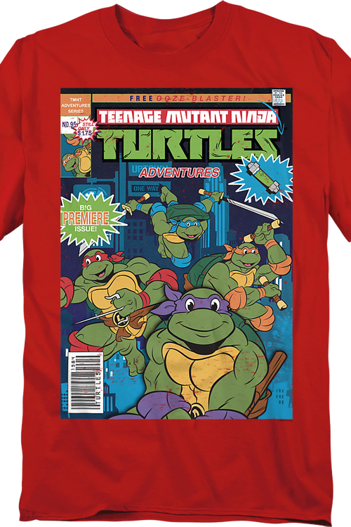 Comic Book Cover Teenage Mutant Ninja Turtles T-Shirt