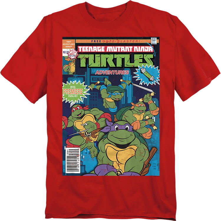 Comic Book Cover Teenage Mutant Ninja Turtles T-Shirt