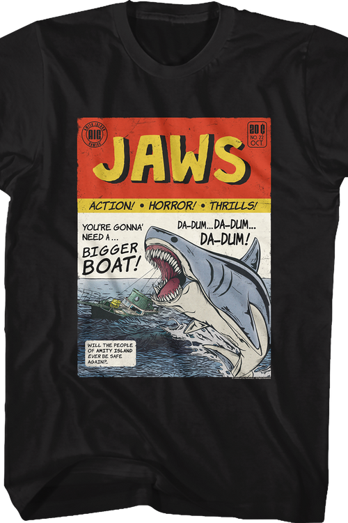 Comic Book Jaws T-Shirt