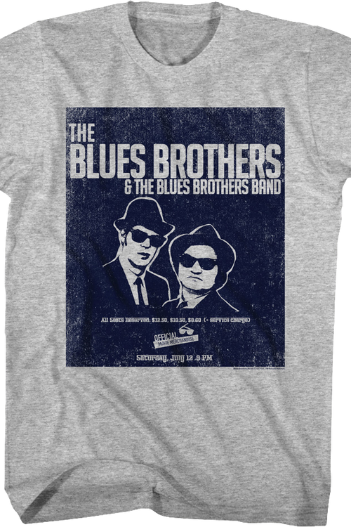 Concert Poster Blues Brothers T-Shirt