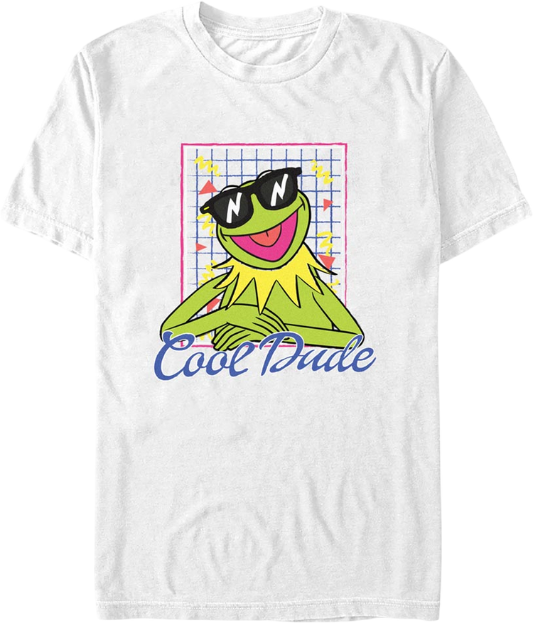 Cool Dude Kermit The Frog Muppets T-Shirt