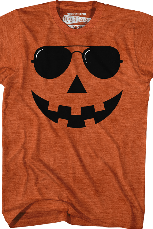 Cool Pumpkin Face T-Shirt