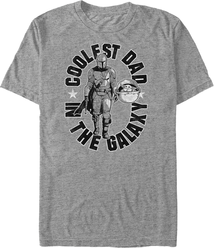 Coolest Dad In The Galaxy The Mandalorian Star Wars T-Shirt