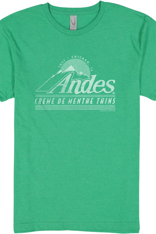 Creme De Menthe Thins Andes Chocolate Mints T-Shirt