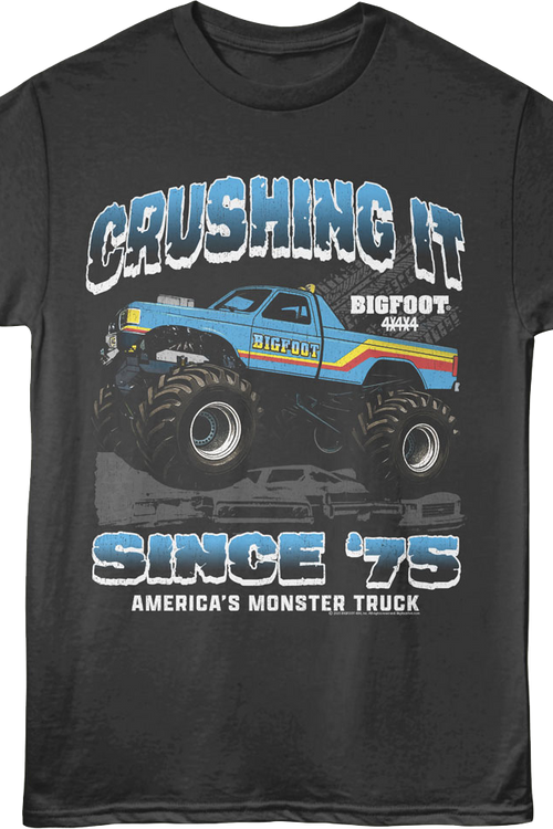 Crushing It Since '75 Bigfoot T-Shirt