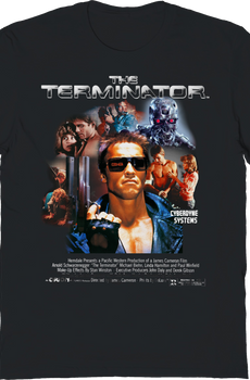 Cyberdyne Systems Collage Poster Terminator T-Shirt