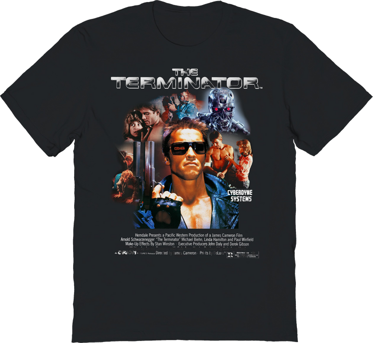 Cyberdyne Systems Collage Poster Terminator T-Shirt