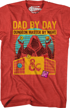 Dad By Day Dungeon Master By Night Dungeons & Dragons T-Shirt