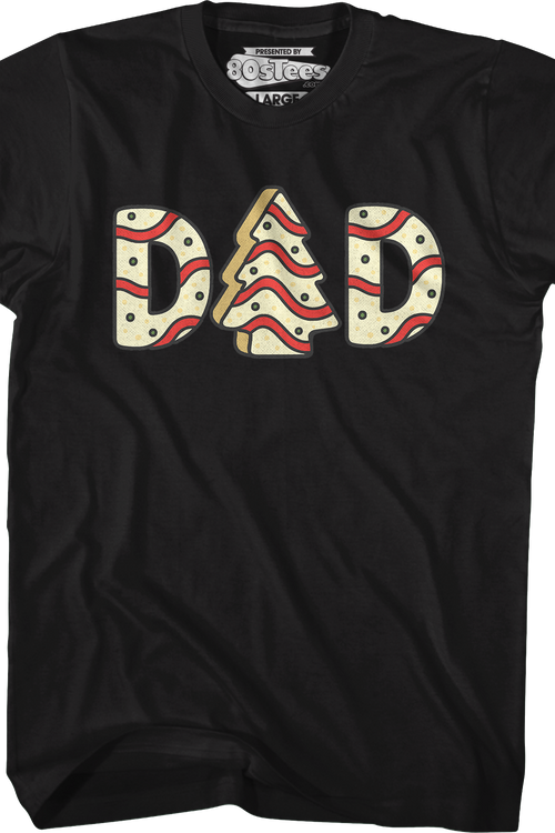 Dad Christmas Tree Cake T-Shirt