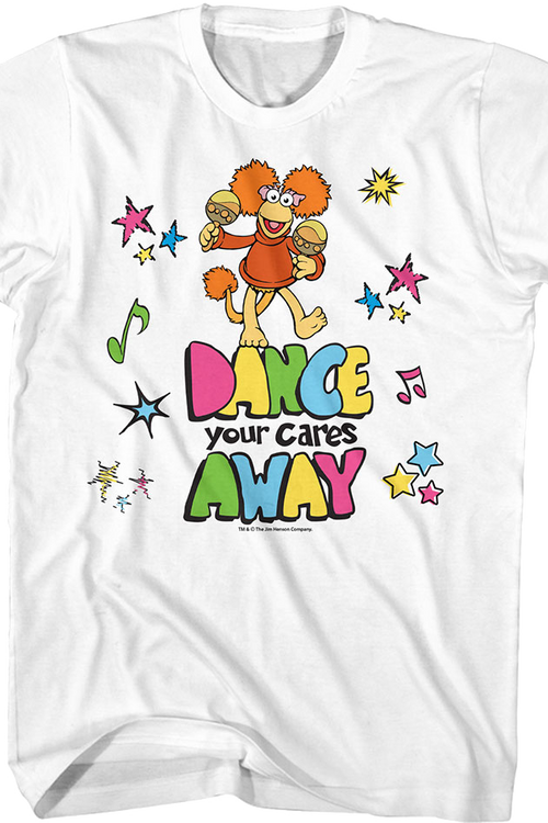 Dance Your Cares Away Colorful Shapes Fraggle Rock T-Shirt
