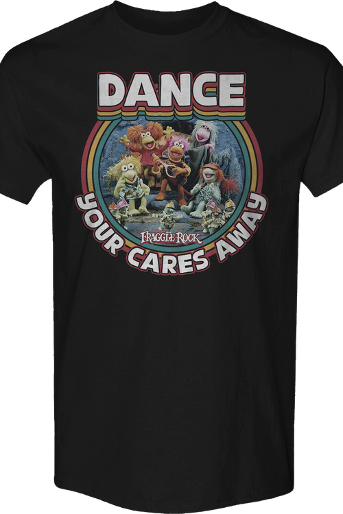 Dance Your Cares Away Rainbow Circle Fraggle Rock T-Shirt
