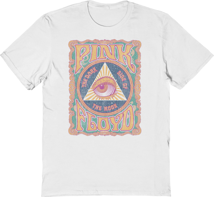 Dark Side of the Moon All Seeing Eye Pink Floyd T-Shirt