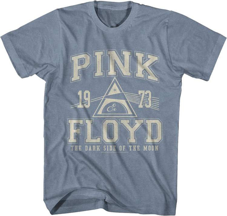 Dark Side of the Moon Athletic 1973 Logo Pink Floyd T-Shirt