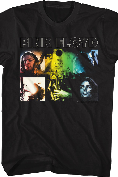 Dark Side of the Moon Band Collage Pink Floyd T-Shirt