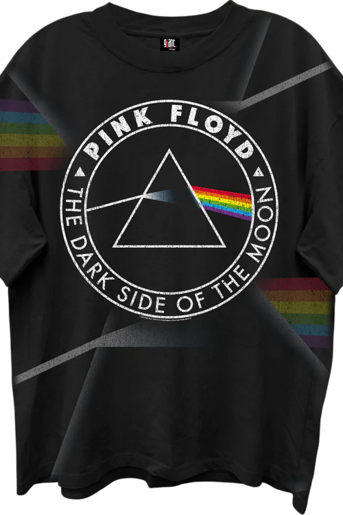 Dark Side Of The Moon Spectrum Pink Floyd Oversized T-Shirt