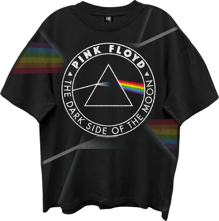 Dark Side Of The Moon Spectrum Pink Floyd Oversized T-Shirt
