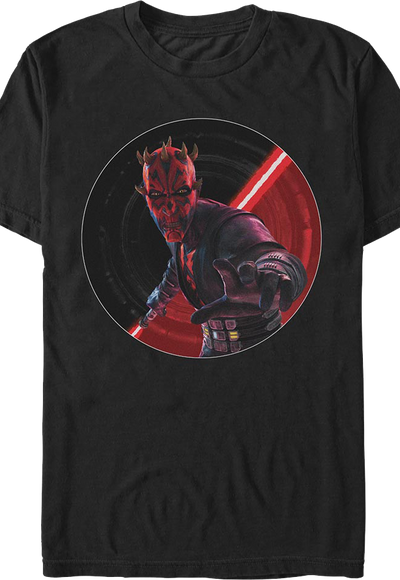 Darth Maul Circle Star Wars T-Shirt