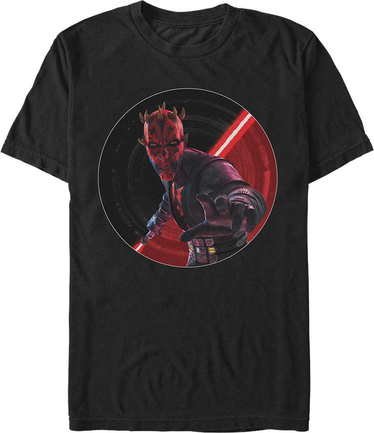 Darth Maul Circle Star Wars T-Shirt