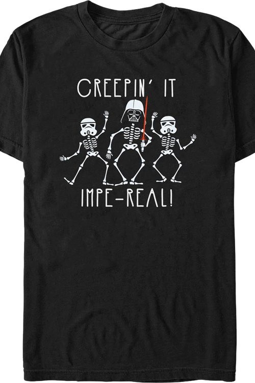 Darth Vader & Stormtroopers Creepin' It Impe-real Star Wars T-Shirt