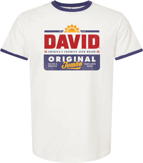 David Sunflower Seeds Ringer Shirt