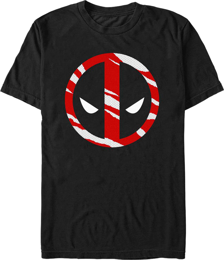 Deadpool Partially Colored Logo Marvel Comics T-Shirt