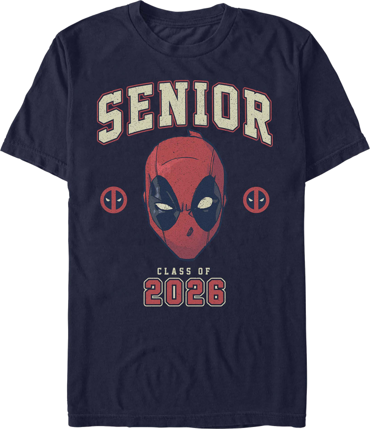 Deadpool Senior Class Of 2026 Marvel Comics T-Shirt